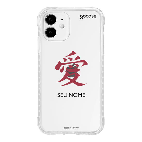 Capinha para celular iPhone 12 Mini Naruto - Nuvens Akatsuki - Gocase