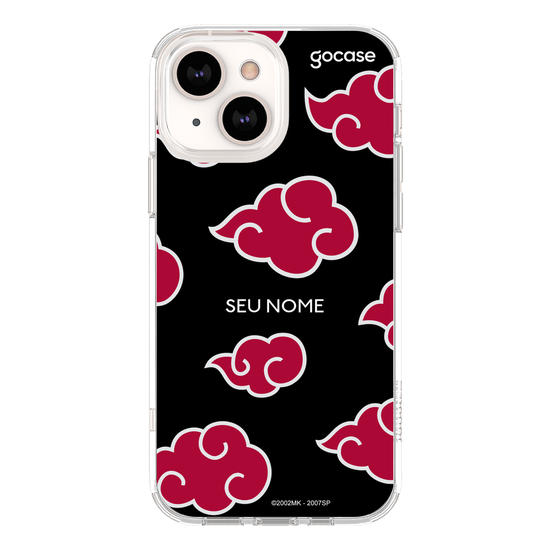 Capinha para celular Naruto - Nuvens Akatsuki