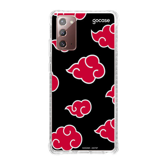 Capinha Capa para celular Samsung Galaxy Note 8 - Naruto Nuvens de