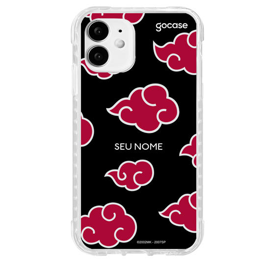 Capinha para celular Naruto - Nuvens Akatsuki