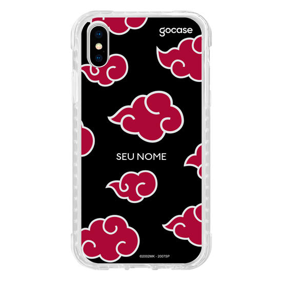 Capinha para celular Naruto - Nuvens Akatsuki