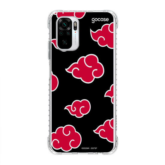 Capinha de Celular Nuvens akatsuki Naruto - Redmi Note 10