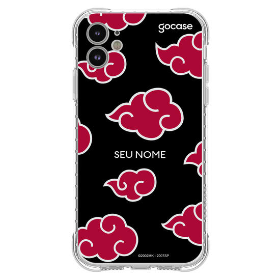 Capinha para celular Naruto - Nuvens Akatsuki