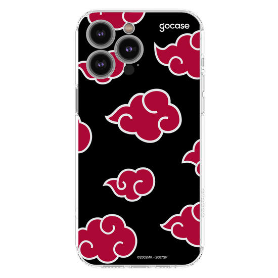 Capinha para celular Naruto - Nuvens Akatsuki