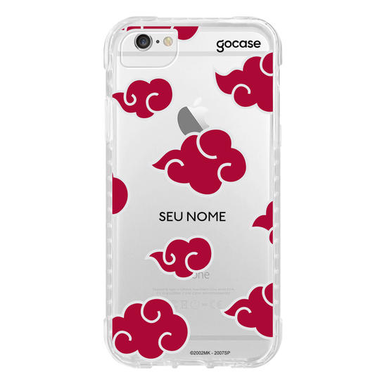 Capinha para celular Naruto - Nuvens Akatsuki Clean