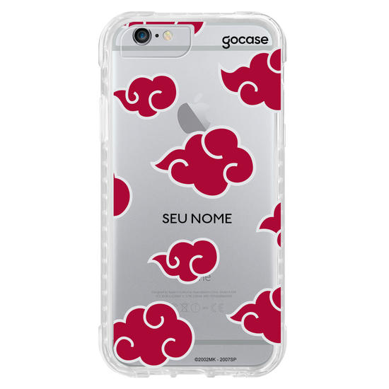 Capinha para celular Naruto - Nuvens Akatsuki Clean