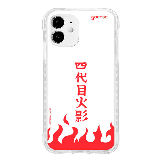 Capinha para celular iPhone 12 Mini Naruto - Nuvens Akatsuki - Gocase