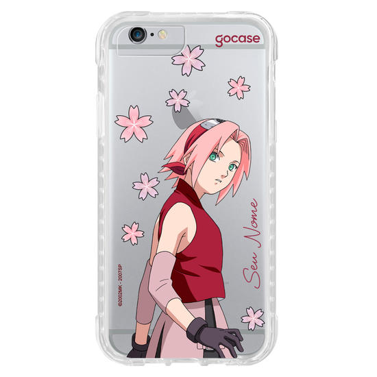 Capinha para celular Naruto - Sakura Flores de Cerejeira