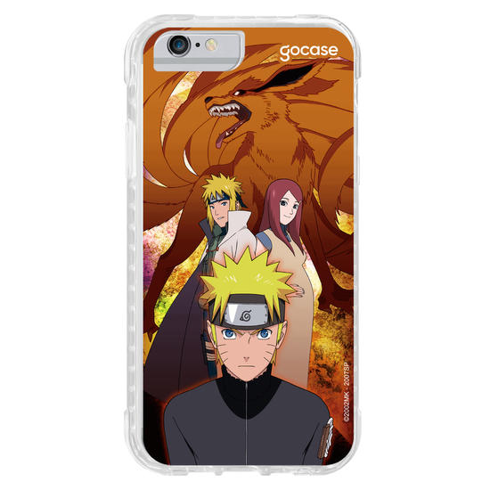 Capinha para celular Naruto - Família Uzumaki