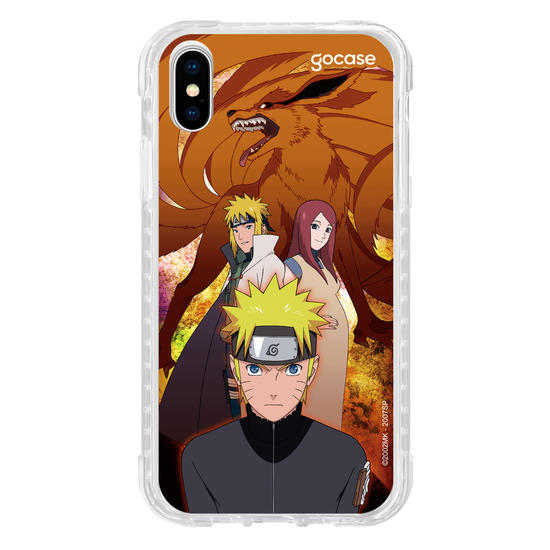 Capinha para celular Naruto - Família Uzumaki