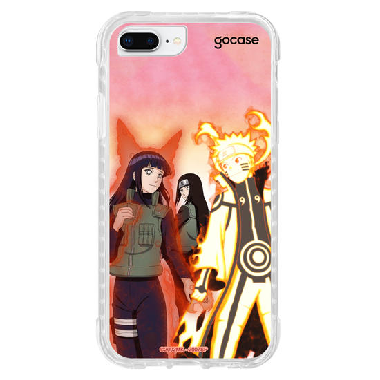 Capinha para celular Naruto - Naruto, Hinata e Neji - Guerra Ninja