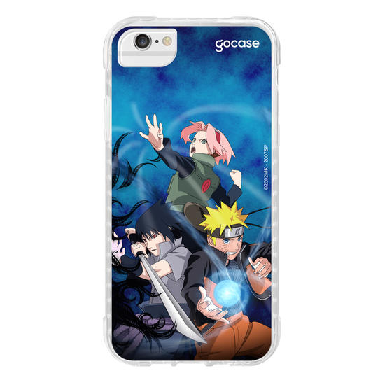 Capinha para celular Naruto - Time 7 Combate