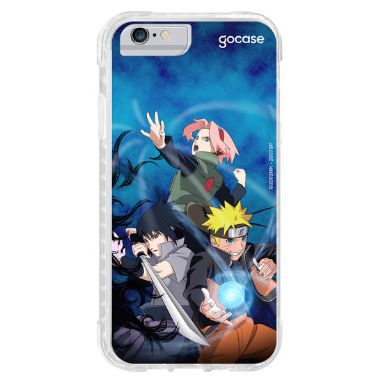 Capinha para celular Naruto - Time 7 Combate