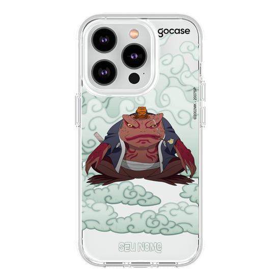 Capinha para celular Naruto - Gamabunta e Gamakichi