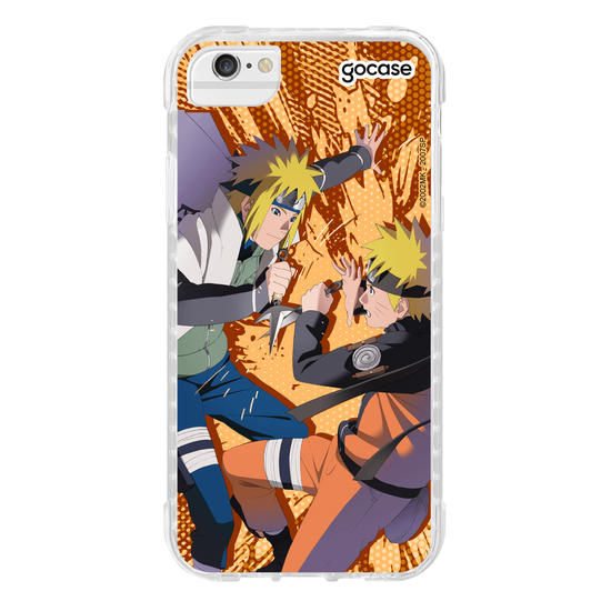 Capinha para celular Naruto - Naruto e Yondaime