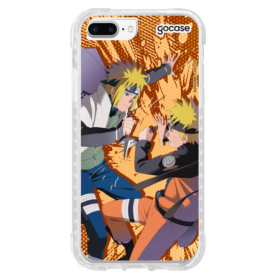Capinha para celular Naruto - Naruto e Yondaime