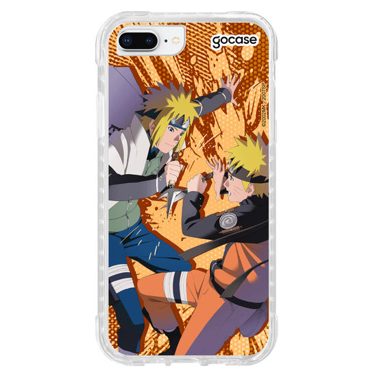 Capinha para celular Naruto - Naruto e Yondaime