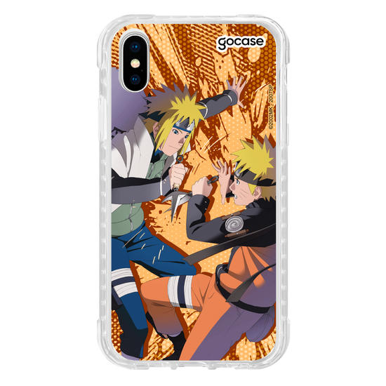 Capinha para celular Naruto - Naruto e Yondaime