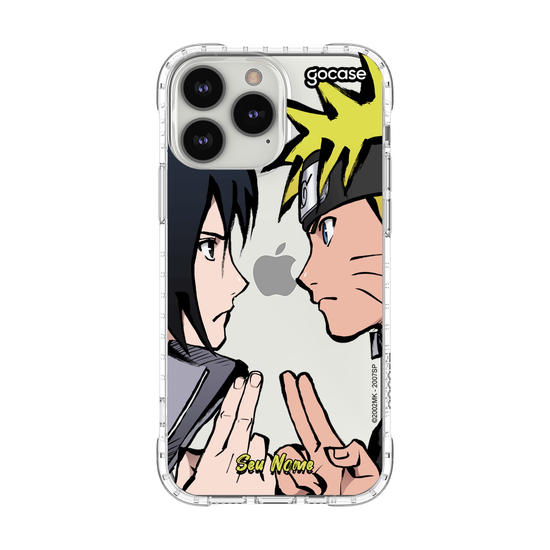 Capinha para celular Naruto - Naruto e Sasuke