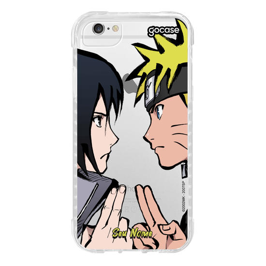 Capinha para celular Naruto - Naruto e Sasuke
