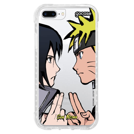Capinha para celular Naruto - Naruto e Sasuke