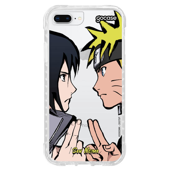 Capinha para celular Naruto - Naruto e Sasuke