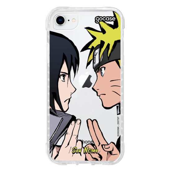 Capinha para celular Naruto - Naruto e Sasuke