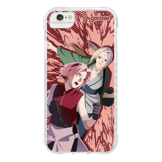 Capinha para celular Naruto - Sakura e Tsunade