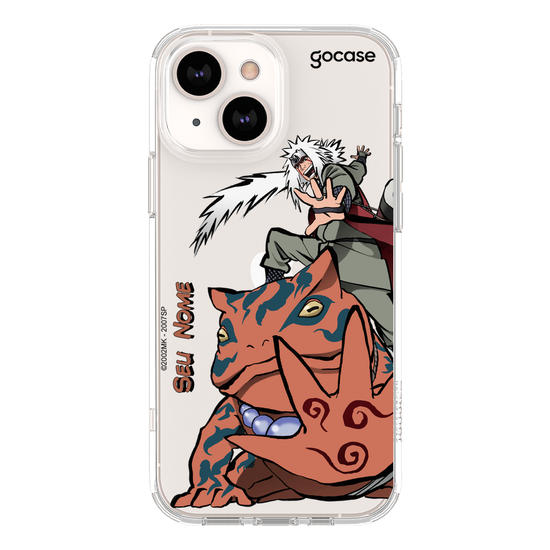 Capinha para celular Naruto - Jiraya e Gamakichi