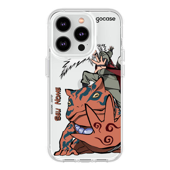 Capinha para celular Naruto - Jiraya e Gamakichi