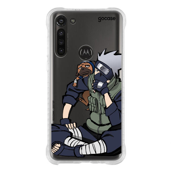 Capinha para celular Naruto - Kakashi e Pakkun