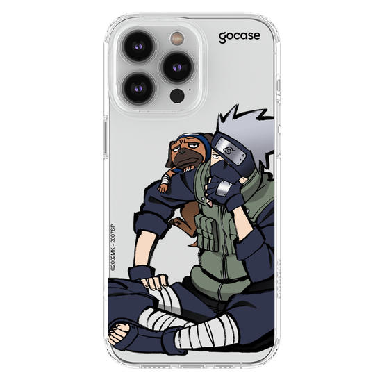 Capinha para celular Naruto - Kakashi e Pakkun