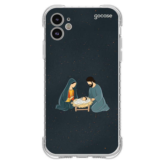 Capinha para celular  Nascimento de Jesus Minimalista