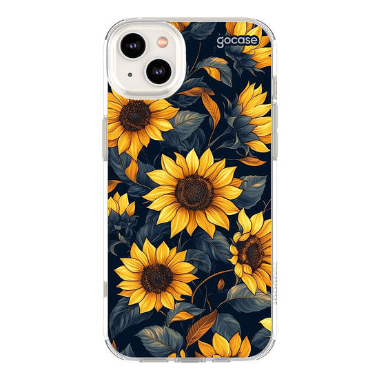 Capinha para celular  Navy Blue Sunflower Pattern
