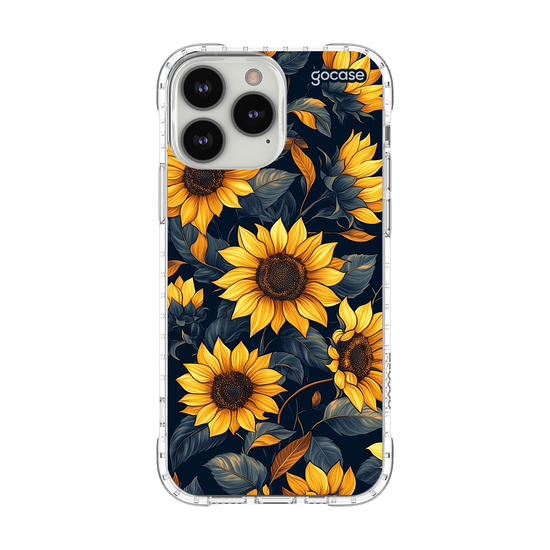 Capinha para celular  Navy Blue Sunflower Pattern