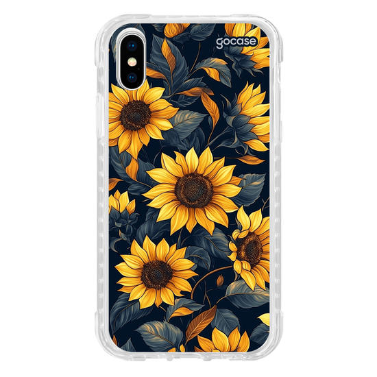 Capinha para celular  Navy Blue Sunflower Pattern