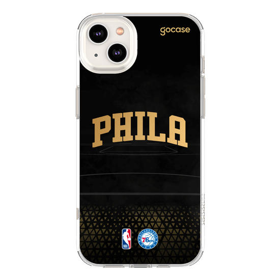 Capinha para celular NBA - Philadelphia 76ers - Gold