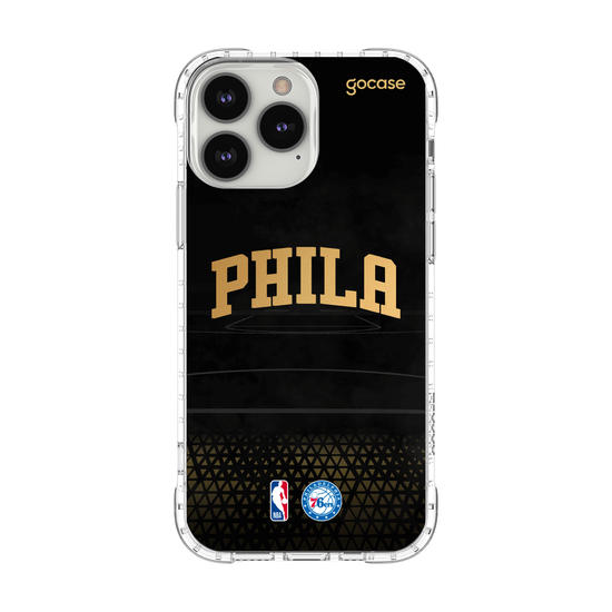 Capinha para celular NBA - Philadelphia 76ers - Gold