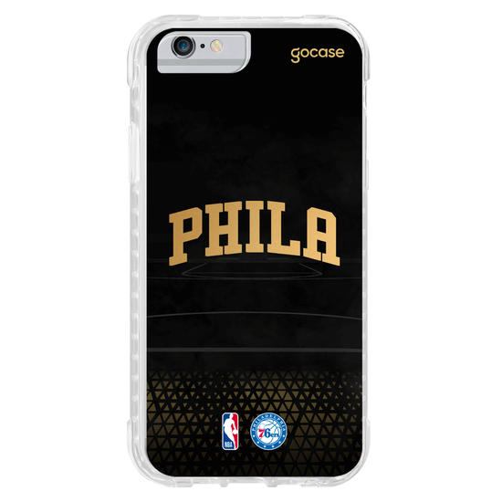 Capinha para celular NBA - Philadelphia 76ers - Gold
