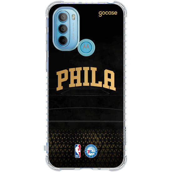 Capinha para celular NBA - Philadelphia 76ers - Gold