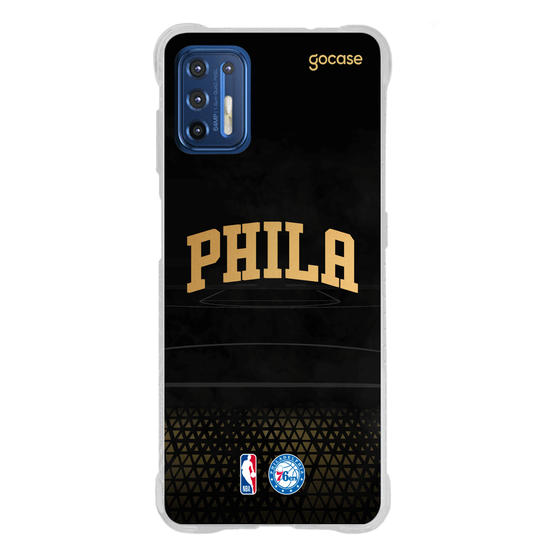 Capinha para celular NBA - Philadelphia 76ers - Gold