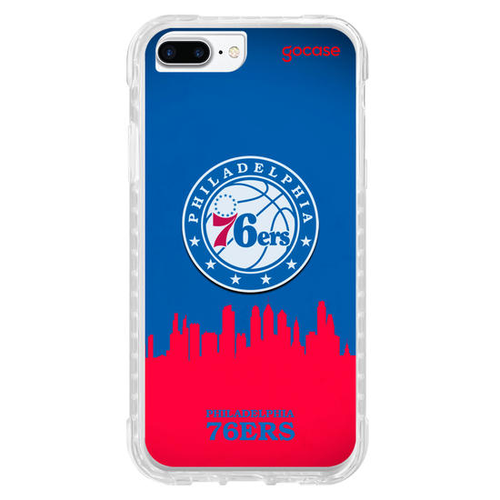 Capinha para celular NBA - Philadelphia 76ers - Skyline