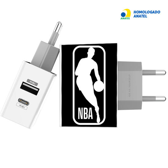Carregador Turbo Power 18W Gocase - Iphone / Android - NBA - Black