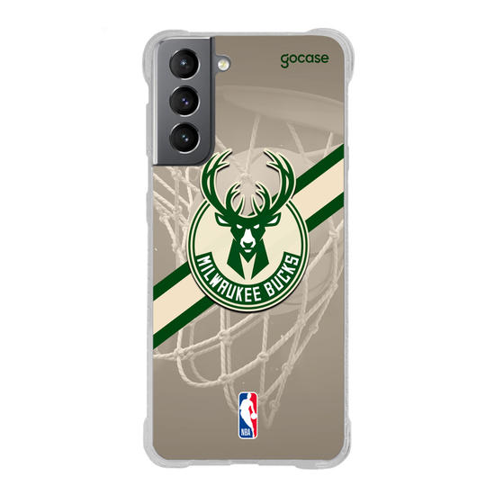 Capinha para celular NBA - Milwalkee Bucks - Faixa