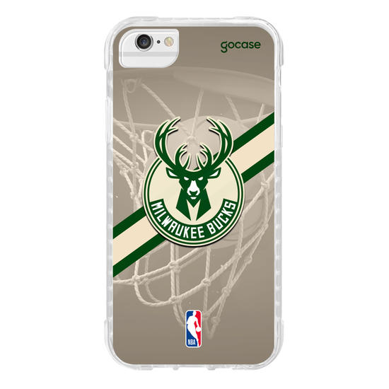 Capinha para celular NBA - Milwalkee Bucks - Faixa