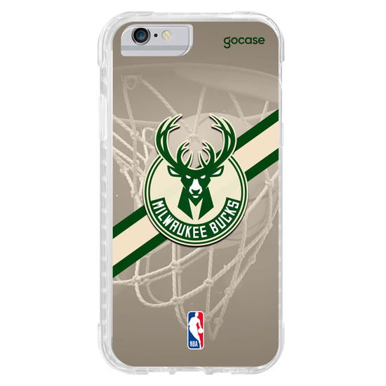 Capinha para celular NBA - Milwalkee Bucks - Faixa
