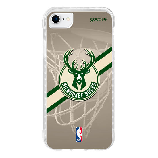 Capinha para celular NBA - Milwalkee Bucks - Faixa