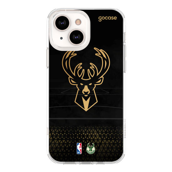 Capinha para celular NBA - Milwalkee Bucks - Gold