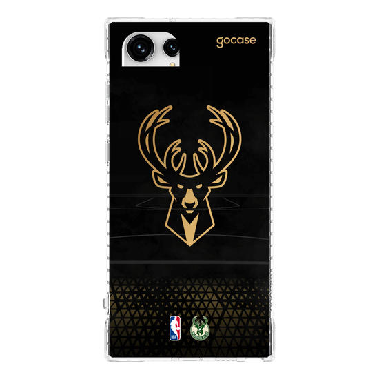 Capinha para celular NBA - Milwalkee Bucks - Gold