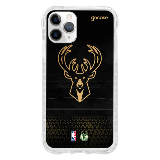 Capinha para celular NBA - Milwalkee Bucks - Gold
